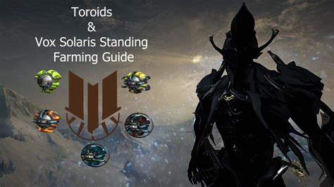 vox solaris standing guide|how to increase vox solaris standing.